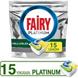 Fairy Platinum 15 Yıkama Tablet Bulaşık Makinesi Deterjanı 15 Adet 