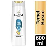 Pantene Temel Bakım 3'ü1 Arada Şampuan 600 ml