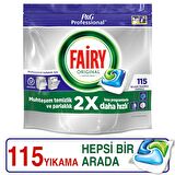 Fairy Hepsi Bir Arada Bulaşık Makinesi Tableti 115'li 