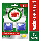 Fairy Bulaşık Makinesi Temizleyici, Kolay Temizlik, Limon Kokulu, 2 Kapsül