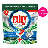 Fairy Platinum Plus Ultra Bulaşık Makinesi Tableti 64'lü