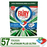 Fairy Platinum Plus Ultra Bulaşık Makinesi Deterjanı Kapsülü 57 Yıkama Limon Kokulu