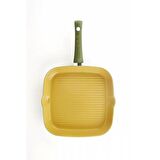 Illa Olivilla 28 cm Yanmaz/Yapışmaz Teflon Wok Tava