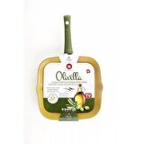 Illa Olivilla 28 cm Yanmaz/Yapışmaz Teflon Wok Tava