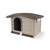 Bama Bungalow Köpek Kulubesi M Bej 89*75*62cm