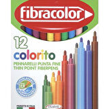 Fibracolor Colorito Pastel 12'li Keçeli Kalem 10539