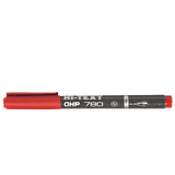 Hi-Text Asetat Kalemi Permanent S Seri Kırmızı 780
