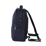 Tanımsız  Unisex Laptop Çantası 41722023-23 Roncato URFACE BACKPACK WITH 14" LAPTOP HOLDER Dark Blue