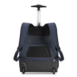 Tanımsız  Unisex Laptop Çantası 41621623-23 Roncato JOY MEDIUM CABIN BACKPACK TROLLEY (42 L)  Dark Blue