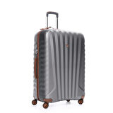 Roncato  Unisex Valiz 52313445-3445 E-Lite Large Luggage 80.5Cm Cognac/Titanium