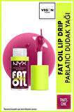 NYX Professional Makeup Fat Oil Lip Drip Parlatıcı Dudak Yağı - Thats Chic