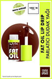 NYX Professional Makeup Fat Oil Lip Drip Parlatıcı Dudak Yağı - Status Update