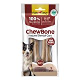 GimDog Chew Bones Press Köpek Çiğneme Kemiği 5,5’’ 120 Gr 2li Naturel