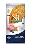 N&D Düşük Tahıllı Kuzu Etli Yaban Mersinli Yetişkin kedi Maması 2X1 Kg. Açık Paket