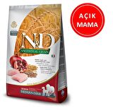 ND Düşük Tahıllı Tavuklu Narlı Senior Medium & Maxi Köpek Maması 1 Kg AÇIK