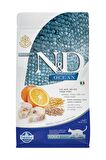 N&D Ocean Düşük Tahıllı Morina Balıklı Portakallı Yetişkin Kedi Maması 1,5 Kg