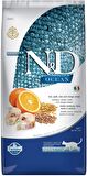 N&D Ocean Düşük Tahıllı Morina Balıklı ve Portakallı 5 kg Yetişkin Kedi Maması