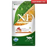 ND Tahılsız Balkabaklı Bıldırcınlı Narlı Kısır Kedi Maması 1 Kg AÇIK