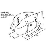 Ferplast With-Me Taşıma Çantası 43,5 x 21,5 x 27 cm Lila