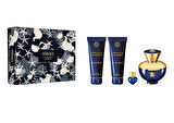 Versace Dylan Blue Pour Femme Edp 100 Ml + Body Lotion 100 Ml + Shower Gel 100 Ml + Edp 5 Ml
