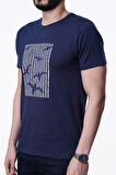Guild 8012 Slim Fit Bisiklet Yaka Lacivert T-Shirt