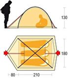 Ferrino Kalahari 3 Kişilik 3 Mevsim Kamp Çadırı