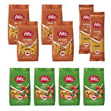 Filiz Tam Buğdaylı ve Sebzeli Makarna 350 gr 10 lu Karma Paket