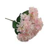 Yapay Çiçek Ortanca Demeti Pembe Açık 5 Kafalı Büyük Boy 43 cm 