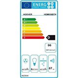 Hoover HDM 656 BTK Siyah Duvar Tipi Davlumbaz