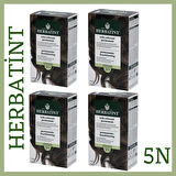 Herbatint Permanent Hair Coloring Gel 5N 170ML X 4lü