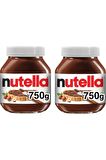 Nutella Kakaolu Fındık Kreması 750 Gr x 2 Adet