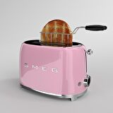 Smeg TSF01PKEU Retro Pembe 2X2 Slot Ekmek Kızartma Makinesi