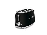 SMEG 50'S Style Retro Siyah 4x Ekmek Kızartma Makinesi