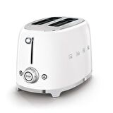 SMEG 50'S Style Retro Beyaz 2x Ekmek Kızartma Makinesi