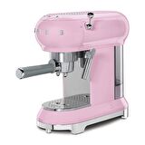 SMEG 50'S Style Retro Pembe Espresso Kahve Makinesi