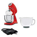 Smeg SMF03RDEU Hamur Karıştırma Makinesi Full Kırmızı