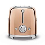 SMEG 50'S Style Retro Rose Gold 2x Ekmek Kızartma Makinesi