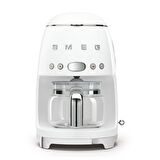 SMEG 50'S Style Retro Beyaz Filtre Kahve Makinesi