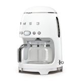 SMEG 50'S Style Retro Beyaz Filtre Kahve Makinesi