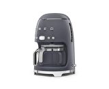 SMEG 50'S Style Retro Barut Gri Filtre Kahve Makinesi