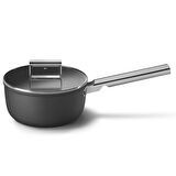 Smeg Cookware 50's Style Siyah 20 cm Sos Tenceresi