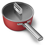 Smeg Cookware 50's Style Kırmızı 20 cm Sos Tenceresi