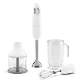 Smeg HBF03WHEU Aksesuarlı El Blender Seti Beyaz