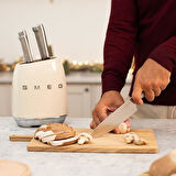 SMEG 50's Style KBSF02 Krem Standlı Bıçak Seti