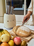 SMEG 50's Style KBSF02 Krem Standlı Bıçak Seti