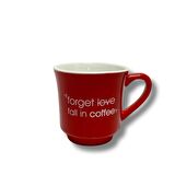 Mahmood Coffee Mottolu Kırmızı Porselen Kupa 300 ml