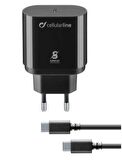 Cellularline Type-c Kablolu Super Hızlı Şarj Kit Pd 25w