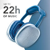 Cellular Line Music Sound 2 Maxi Bluetooth Kulak Üstü Kulaklık Mavi