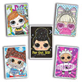 L.O.L Surprise! We are Queens! Sticker Collection - Box of 36 Packets