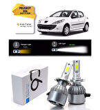 Peugeot 206 Kısa Far Led Xenon Şimşek Etkili 2003 ve Üzeri